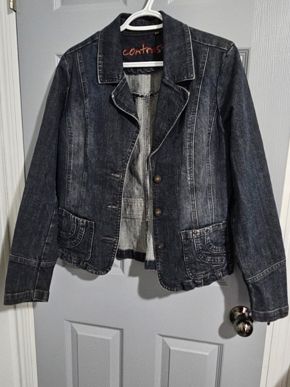 Jean jacket contrast - Picture 2 of 4